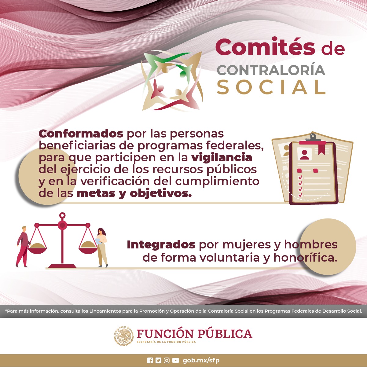 Conformados por las personas beneficiadas de programas federales.